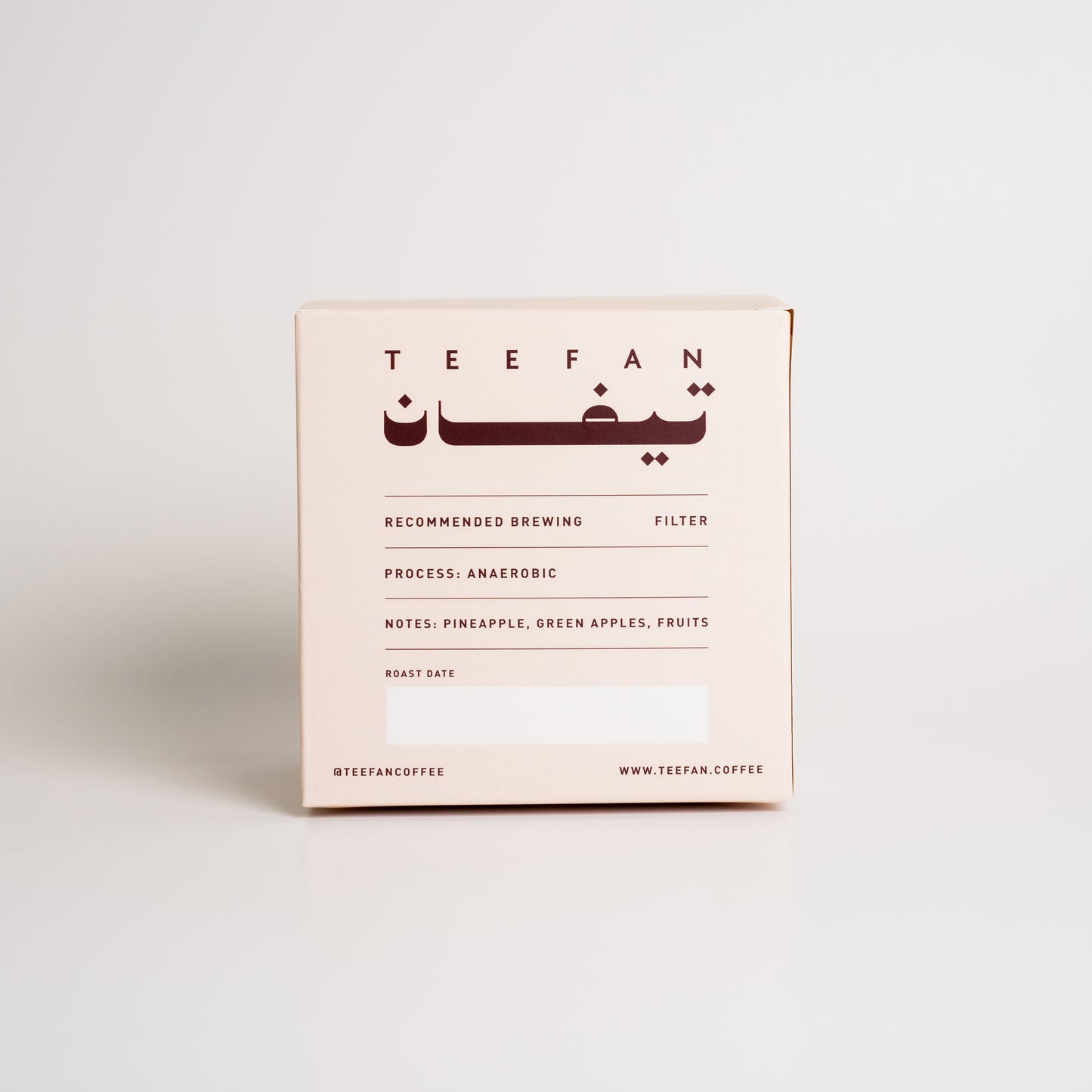 Teefan brewing filter Cream box